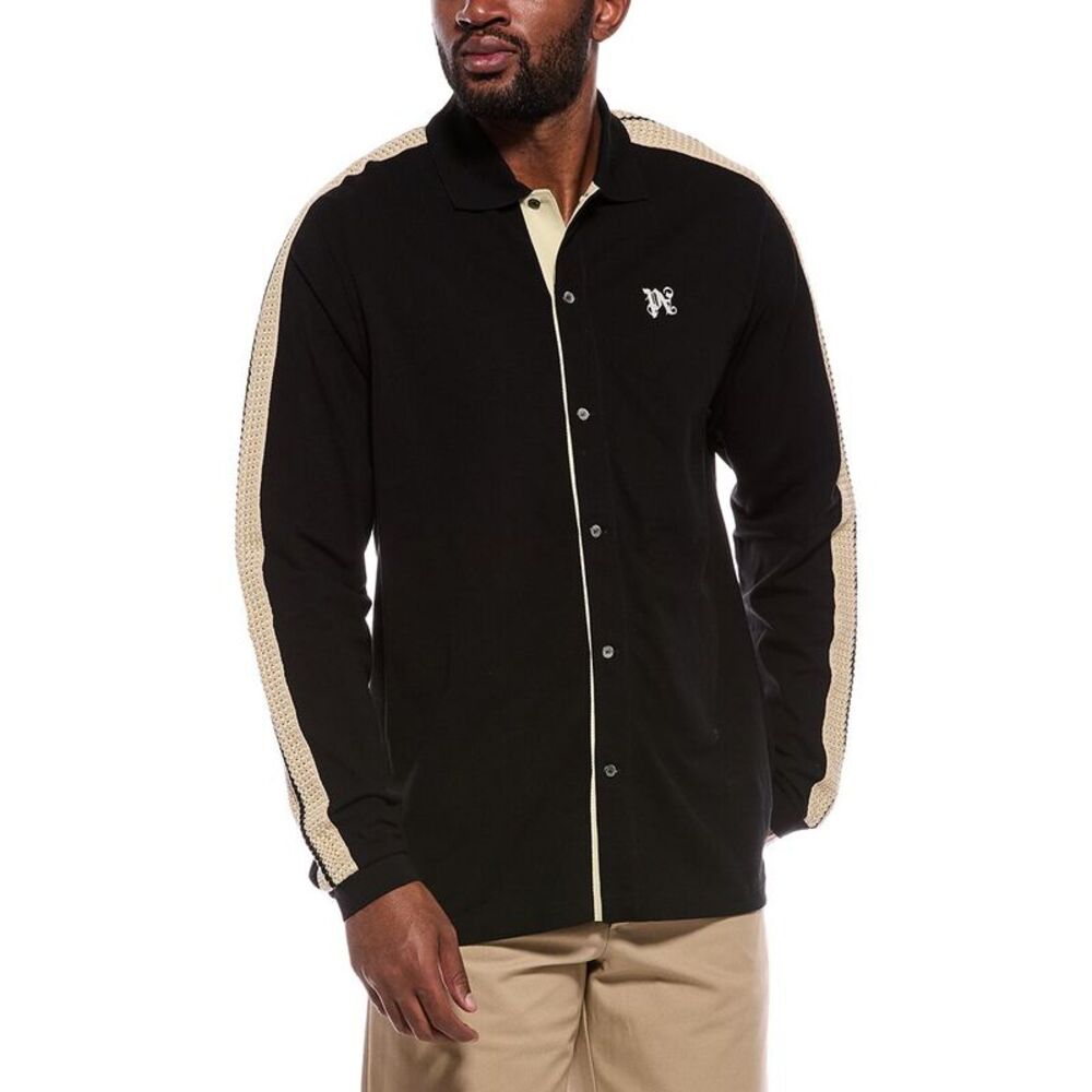 Palm Angels Mens  Shirt, Black